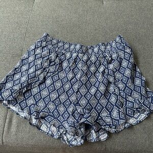 Aqua navy shorts size small
